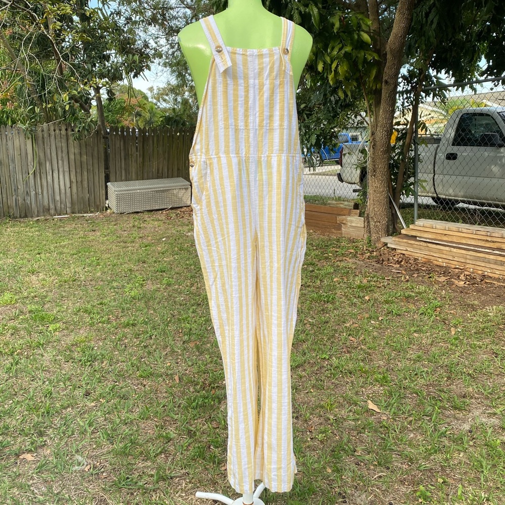 Urban Outfitters Strip Print Jumpsuit Women’s Size M
